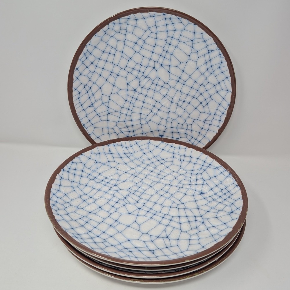 Steelite Creations 100% Melamine Tribeca Design Mosaic Crackle 11 Inch plates 6